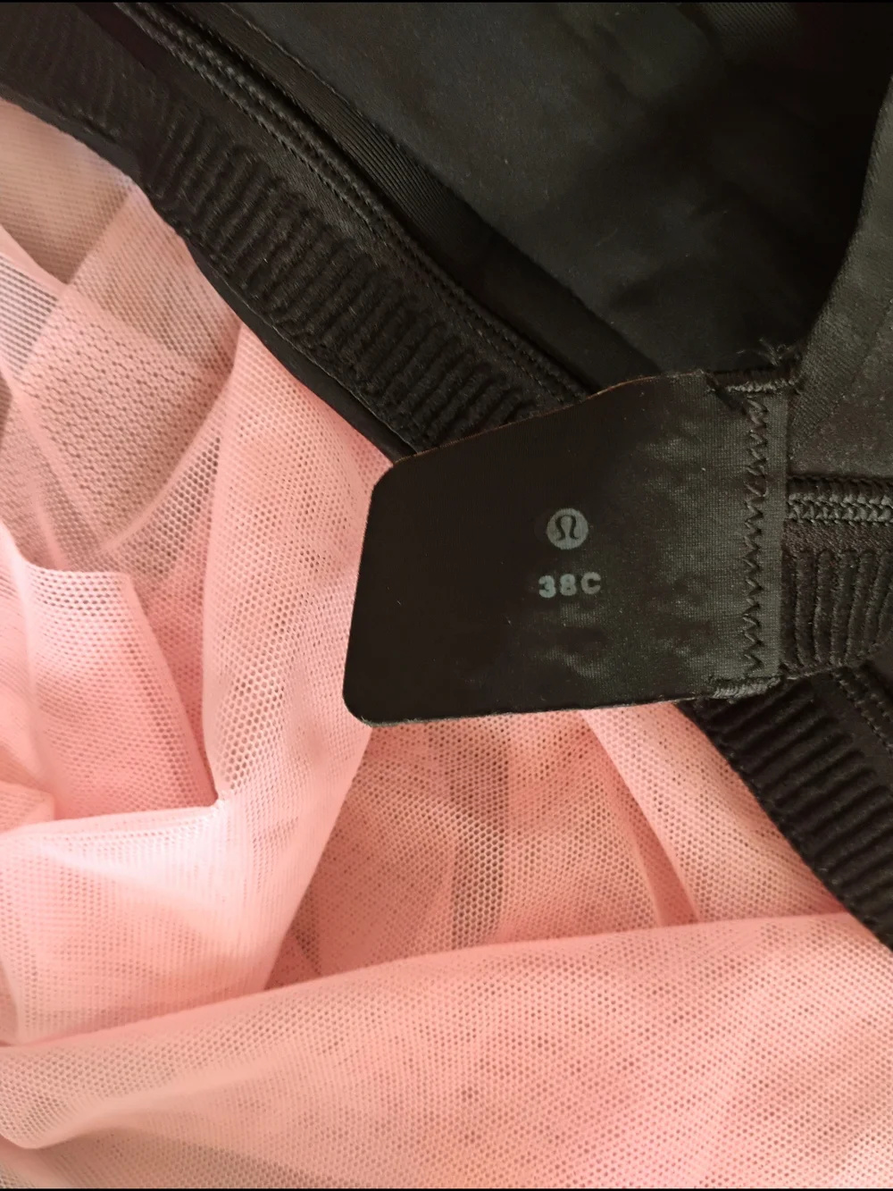 Lululemon Fine Form Black Sports Bra In Size 38C - Picture 9 of 9